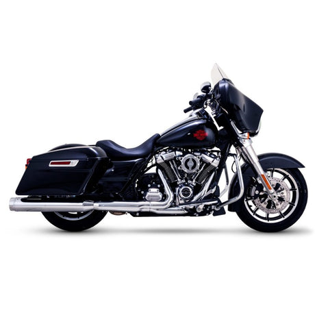 Vance & Hines HD Touring 95-16 Torquer 450 Chrome Slip-On Exhaust Vance and Hines Motorcycle Slip-On  AXOPROS
