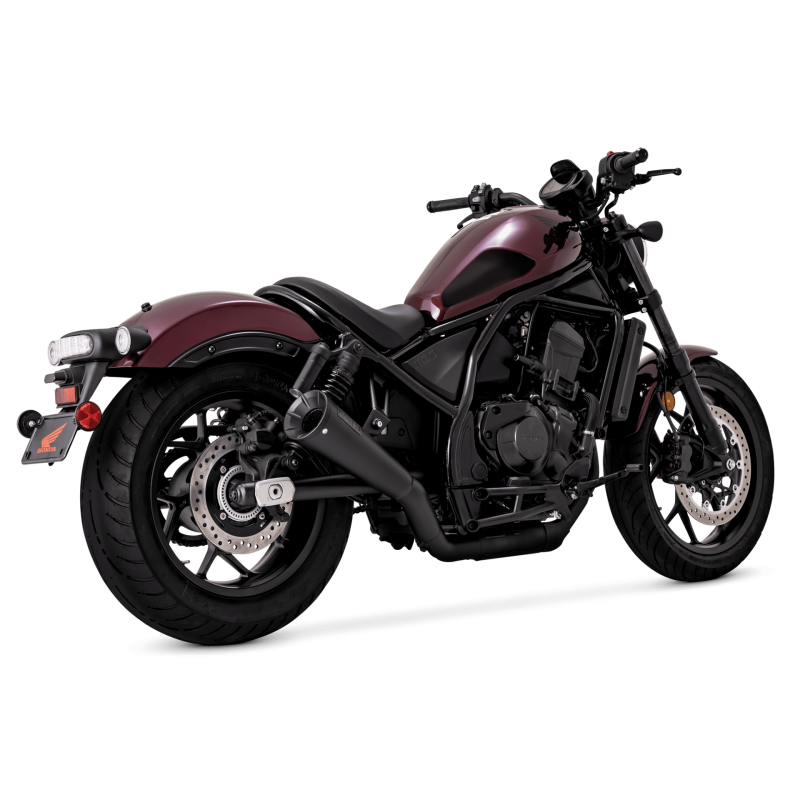 Vance & Hines HONDA 21-22 Rebel 1100 S/O Black Slip-On Exhaust Vance and Hines Motorcycle Slip-On  AXOPROS