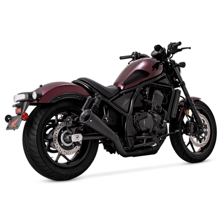 Vance & Hines HONDA 21-22 Rebel 1100 S/O Black Slip-On Exhaust Vance and Hines Motorcycle Slip-On  AXOPROS