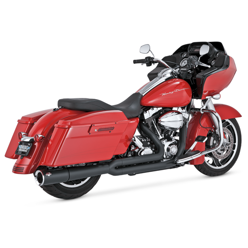 Vance & Hines Pro Pipe Black/Chrome Comp Baffle Vance and Hines Exhaust Adapters  AXOPROS