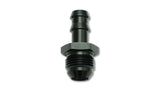 Vibrant -10 AN to 1/2in Barb Straight Fitting - Aluminum Vibrant Fittings  AXOPROS