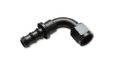 Vibrant -10AN Push-On 90 Deg Hose End Fitting - Aluminum Vibrant Fittings  AXOPROS