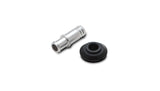 Vibrant 10mm (2/5in) O.D. Aluminum Vacuum Hose Fitting (includes Rubber Grommet) Vibrant Fittings  AXOPROS