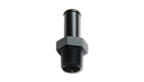 Vibrant 1/16in NPT to 1/4in Barb Straight Fitting - Aluminum Vibrant Fittings  AXOPROS