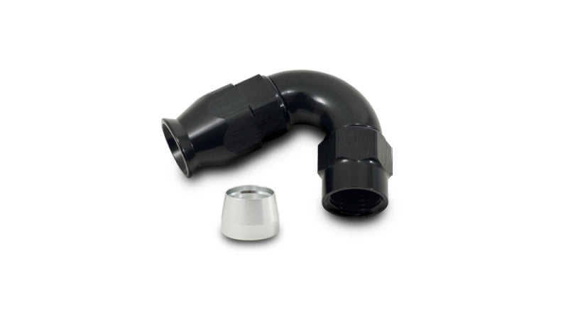Vibrant -12AN 120 Degree Hose End Fitting for PTFE Lined Hose Vibrant Fittings  AXOPROS