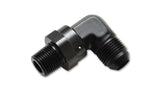 Vibrant -12AN to 3/4in NPT Male Swivel 90 Degree Adapter Fitting Vibrant Fittings  AXOPROS