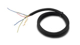 Vibrant 1/2in O.D. Flexible Split Sleeving (10 foot length) Black Vibrant Wire Loom  AXOPROS