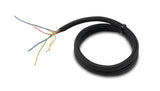 Vibrant 1/2in O.D. Flexible Split Sleeving (10 foot length) Black Vibrant Wire Loom  AXOPROS