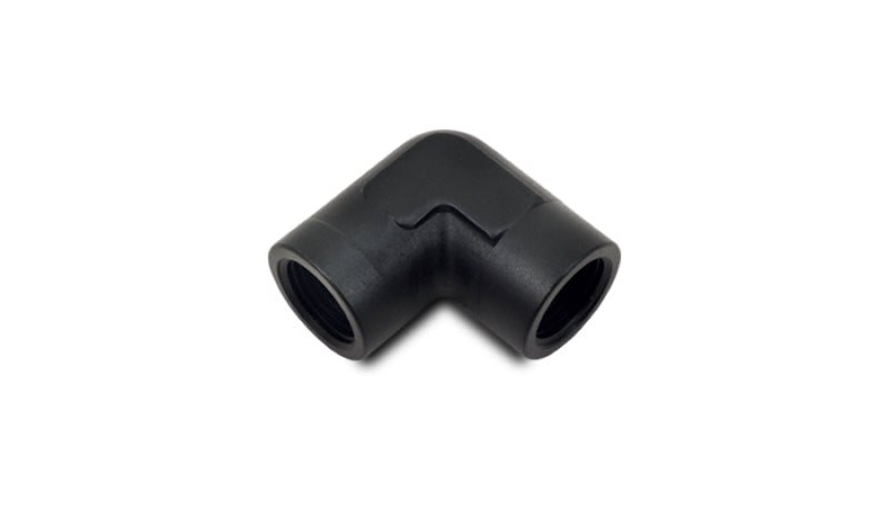 Vibrant 1/4in NPT 90 Degree Female Pipe Coupler Fitting Vibrant Fittings  AXOPROS
