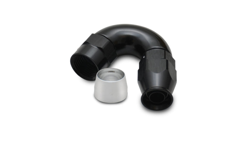 Vibrant 150 Degree High Flow Hose End Fitting for PTFE Lined Hose -12AN Vibrant Hoses  AXOPROS