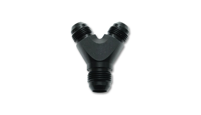 Vibrant -16AN x -16AN x 16AN Y-Adapter Fitting - Aluminum Black Vibrant Fittings  AXOPROS