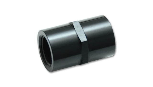 Vibrant 1/8in NPT Female Pipe Coupler Fitting - Aluminum Vibrant Fittings  AXOPROS
