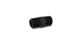 Vibrant 1/8in NPT x 1/8in NPT Straight Union Pipe Adapter Fitting - Aluminum Vibrant Fittings  AXOPROS