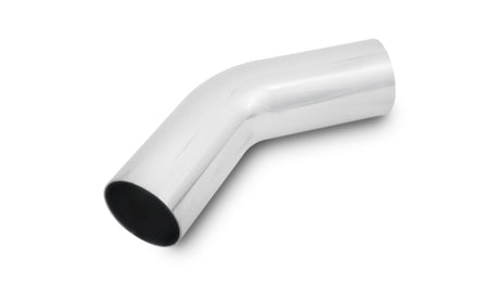 Vibrant 1.5in O.D. Universal Aluminum Tubing (45 degree bend) - Polished Vibrant Aluminum Tubing  AXOPROS
