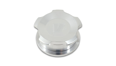 Vibrant 1.5in OD Aluminum Weld Bungs w/ Polished Aluminum Threaded Cap Vibrant Bungs  AXOPROS
