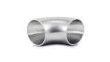 Vibrant 1.5in OD T304 SS 90 Deg Mandrel Bend Elbow (1.5in Centerline Radius) Vibrant Steel Tubing  AXOPROS