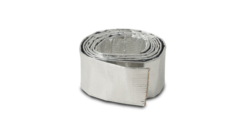 Vibrant 1in O.D. ExtremeShield 1200 Flexible Tubing (5 foot length) Silver Vibrant Heat Shields  AXOPROS