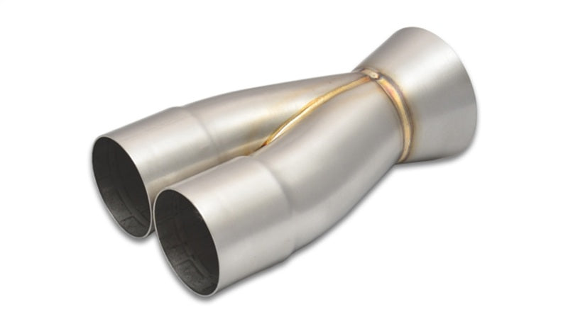 Vibrant 2-1 SS Merge Collectors (2-1/2in Inlet Slipover ID 3-1/2in Outlet OD) - Sold Individually Vibrant Merge Collectors  AXOPROS