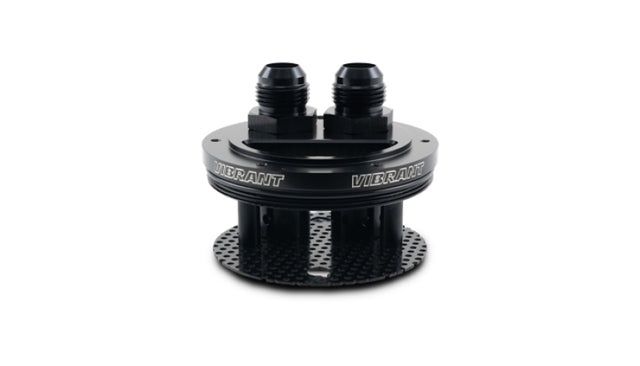 Vibrant 2-Port Catch Can Lid Assembly Vibrant Oil Catch Cans  AXOPROS