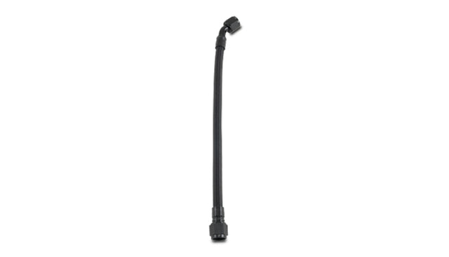 Vibrant 24in PTFE Hose Assy w/10AN Female Fittings Straight/45 Deg Vibrant Hoses  AXOPROS