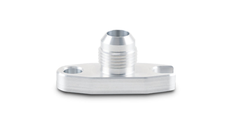Vibrant 2.00in Bolt Hole -10AN Male Flare Aluminum Oil Drain Flange w/Crowfoot Vibrant Flanges  AXOPROS