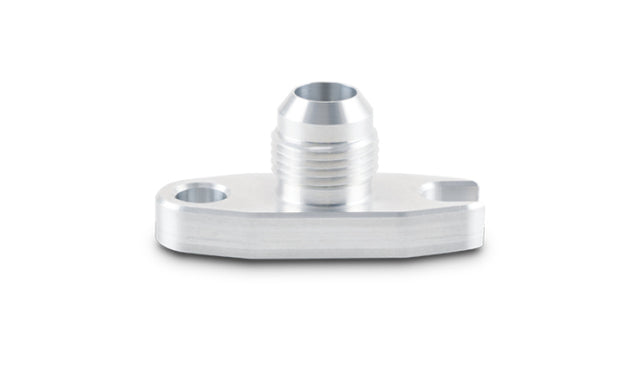Vibrant 2.00in Bolt Hole -10AN Male Flare Aluminum Oil Drain Flange w/Crowfoot Vibrant Flanges  AXOPROS