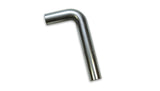 Vibrant 2.25in O.D. T304 SS 90 deg Mandrel Bend 4in x 12in leg lengths (3.375in Centerline Radius) Vibrant Steel Tubing  AXOPROS
