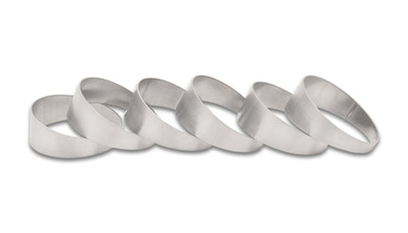 Vibrant 2.25in O.D. T304 SS Pie Cuts - Set of 6 Vibrant Steel Tubing  AXOPROS