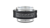 Vibrant 2.50in O.D. Aluminized HD 2.0 Clamp Assembly - Anodized Black Vibrant Clamps  AXOPROS