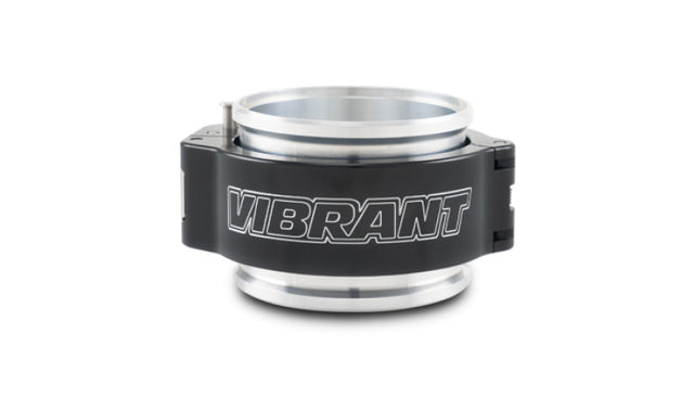 Vibrant 2.50in O.D. Aluminized HD 2.0 Clamp Assembly - Anodized Black Vibrant Clamps  AXOPROS