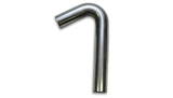 Vibrant 2.5in O.D. T304 SS 120 deg Mandrel Bend 4in x 12in leg lengths (3.5in Centerline Radius) Vibrant Steel Tubing  AXOPROS