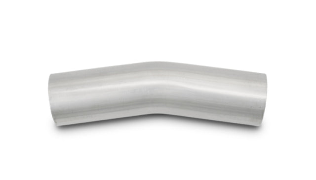 Vibrant 2.5in O.D. T304 SS 15 deg Mandrel Bend 5in x 5in leg lengths (3.5in Centerline Radius) Vibrant Steel Tubing  AXOPROS
