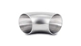 Vibrant 2.5in O.D. T304 SS 90 Deg Mandrel Bend (2.5in Centerline Radius) Vibrant Steel Tubing  AXOPROS