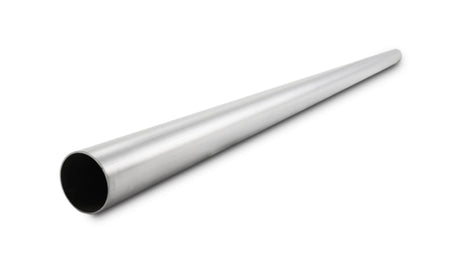 Vibrant 2.5in O.D. T304 SS Straight Tubing (16 ga) - 5 foot length Vibrant Steel Tubing  AXOPROS