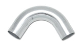 Vibrant 2.5in O.D. Universal Aluminum Tubing (120 degree Bend) - Polished Vibrant Aluminum Tubing  AXOPROS