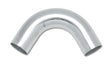 Vibrant 2.5in O.D. Universal Aluminum Tubing (120 degree Bend) - Polished Vibrant Aluminum Tubing  AXOPROS