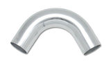 Vibrant 2.5in O.D. Universal Aluminum Tubing (120 degree Bend) - Polished Vibrant Aluminum Tubing  AXOPROS