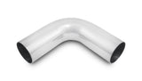 Vibrant 2.5in O.D. Universal Aluminum Tubing (90 degree bend) - Polished Vibrant Aluminum Tubing  AXOPROS