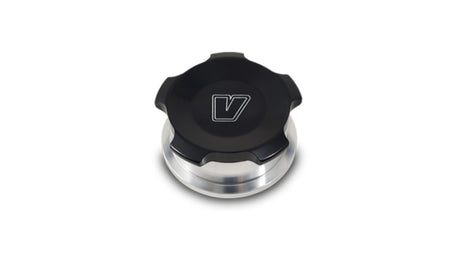 Vibrant 2.75in OD Aluminum Weld Bungs w/ Anodized Black Aluminum Threaded Cap (incl. O-Ring) Vibrant Bungs  AXOPROS