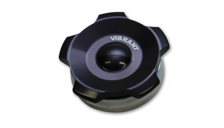 Vibrant 2.75in OD Aluminum Weld Bungs w/ Anodized Black Aluminum Threaded Cap (incl. O-Ring) Vibrant Bungs  AXOPROS