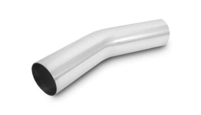 Vibrant 2in O.D. Universal Aluminum Tubing (30 degree Bend) - Polished Vibrant Aluminum Tubing  AXOPROS