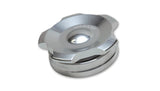 Vibrant 2in OD Aluminum Weld Bungs w/ Polished Aluminum Threaded Cap (incl. O-Ring) Vibrant Bungs  AXOPROS
