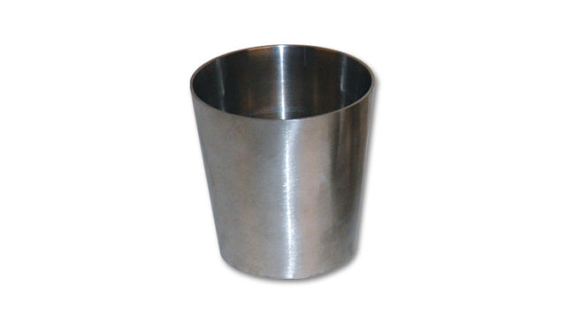 Vibrant 2in x 2.5in T304 SS Straight Reducer 2in long Vibrant Steel Tubing  AXOPROS