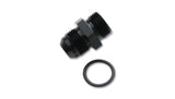 Vibrant -3 Male AN x -6 Male ORB Flare Straight Adapter w/O-Ring Vibrant Fittings  AXOPROS
