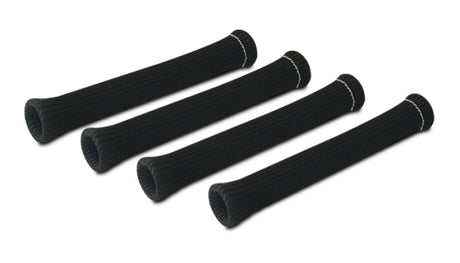 Vibrant 3/4in Dia Spark Plug Boot Insulator (4/Pack) Black color Vibrant Thermal Sleeves  AXOPROS