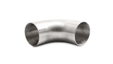 Vibrant 3.0in OD 4.33in Tangent Length T304 SS 90 Deg Mandrel Bend w/Extended Leg Length Vibrant Steel Tubing  AXOPROS