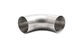 Vibrant 3.0in OD 4.33in Tangent Length T304 SS 90 Deg Mandrel Bend w/Extended Leg Length Vibrant Steel Tubing  AXOPROS