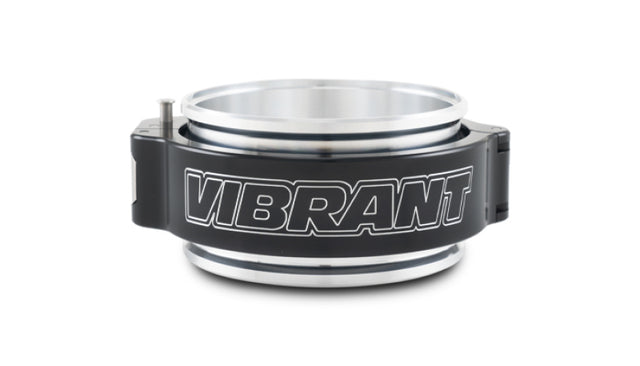 Vibrant 3.5in O.D. Aluminized HD 2.0 Clamp Assembly - Anodized Black Vibrant Clamps  AXOPROS