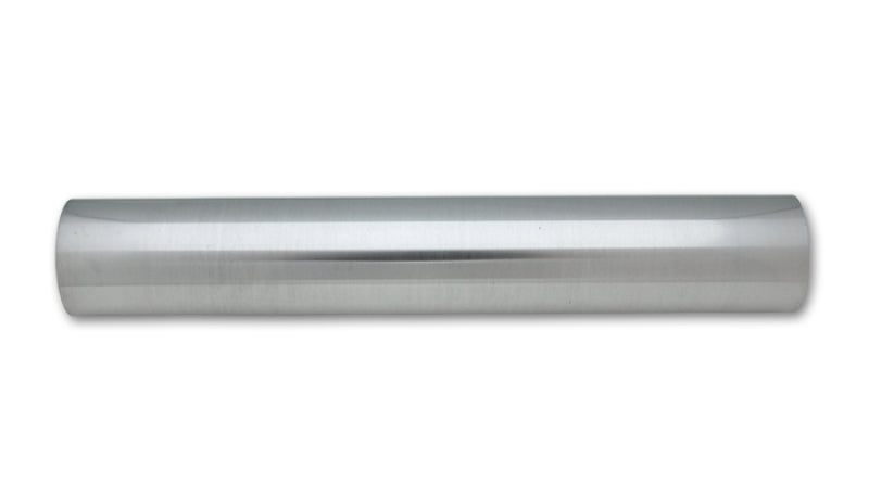 Vibrant 3.5in O.D. Universal Aluminum Tubing (18in long Straight Pipe) - Polished Vibrant Aluminum Tubing  AXOPROS