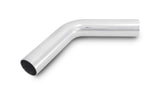 Vibrant 3.5in O.D. Universal Aluminum Tubing (60 degree Bend) - Polished Vibrant Aluminum Tubing  AXOPROS
